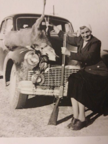 Grandma Kramer & Her Deer.jpg