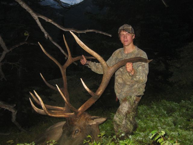 Over the counter tag, Public land, First Bull, First archery elk. Solo hunt, Extremely lucky.