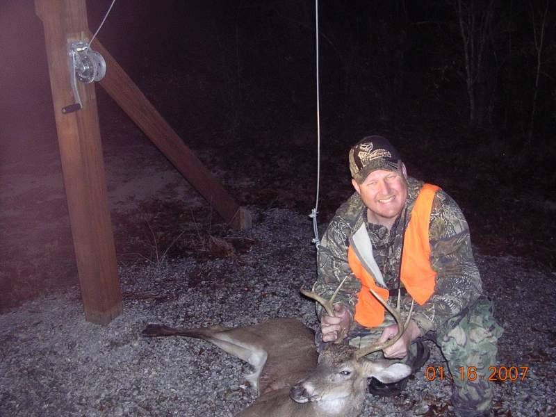 Shot this deer 2 years to the day after falling out of tree a few miles down the road